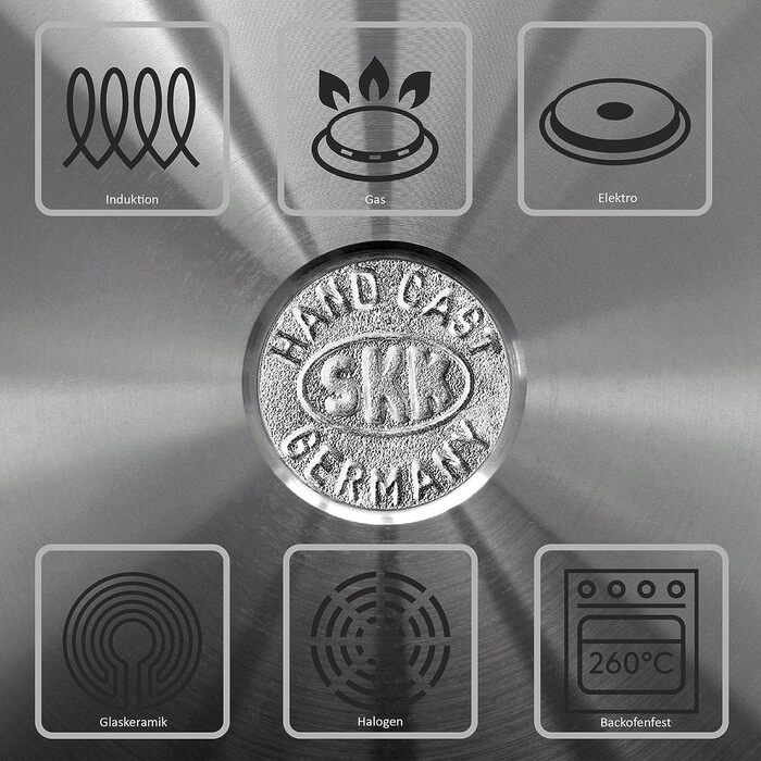 Кастрюля с крышкой 12 л SKK