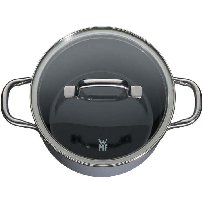 Кастрюля с крышкой 16 см Calm Grey Essential Fusiontec WMF