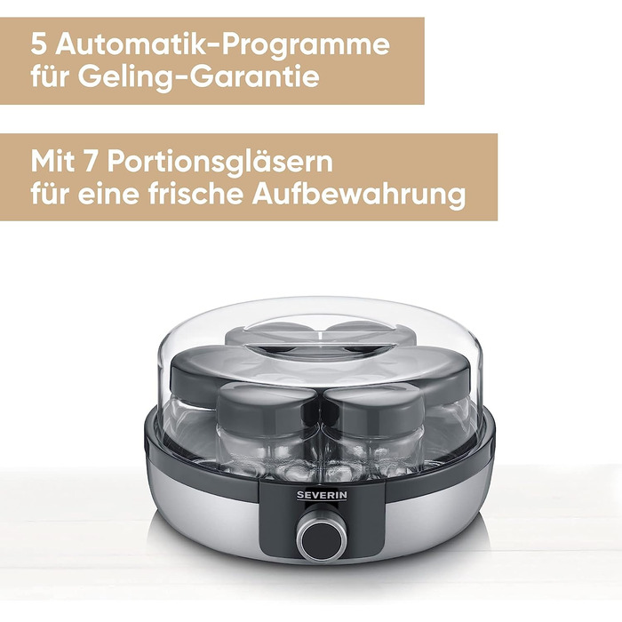 Йогуртница 7 банок 150 мл JG 3521 SEVERIN