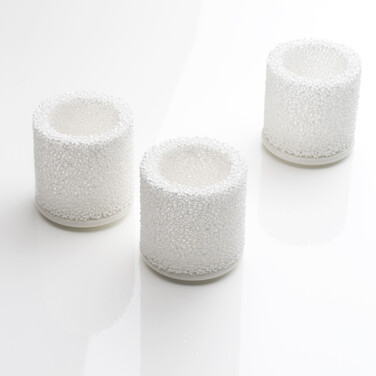 Подсвечник 10х9х9х9 см белый Fire Iittala