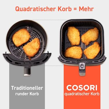 Фритюрница многофункциональная 5,5 л 1700 Вт Hot Air Fryer XXL COSORI