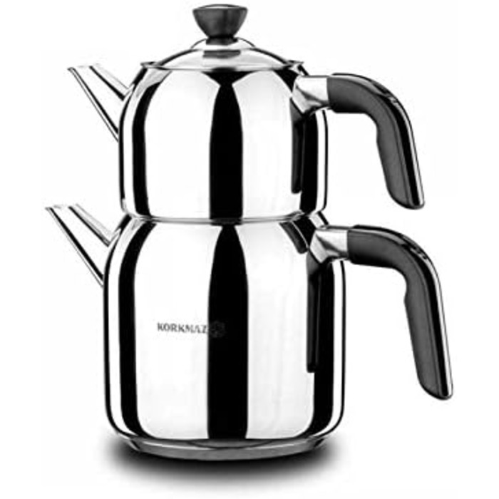 Набор заварочных чайников нержавеющая сталь Kappa Mega Korkmaz