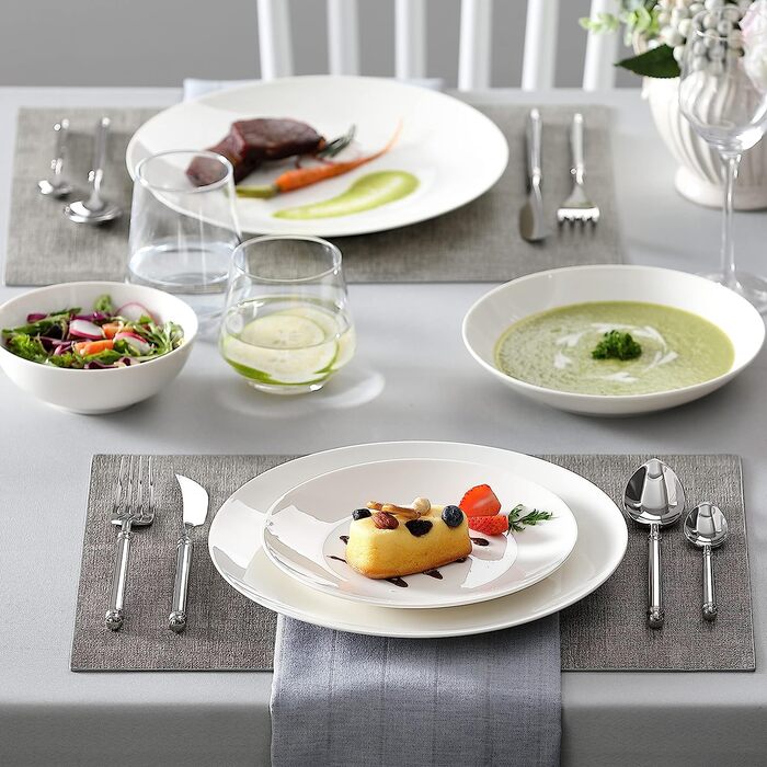 Набор посуды из костяного фарфора из 12 предметов JERA Series MALACASA