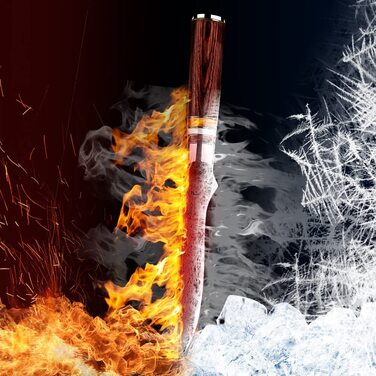 Поварской нож для рыбы F FANTECK из 67 слоев дамасской стали, 14 см