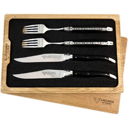 Набор столовых приборов для стейка премиум-класса 4 предмета LAGUIOLE