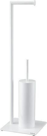 Ёршик для унитаза с бумагодержателем, белый Tube Stand Sealskin
