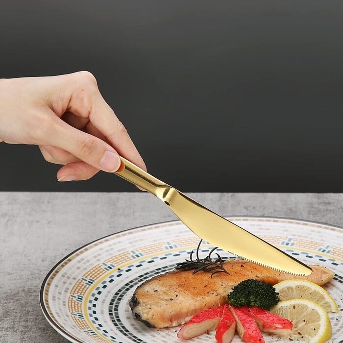 Набор из 24 столовых приборов на 6 персон золотой Berglander