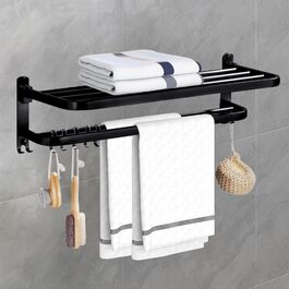 Вешалка для полотенец 58 см с крючками ‎HONPHIER