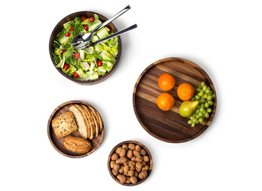 Чаша орех Ø 31 x 12 см Continenta