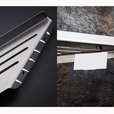 Полка для душа 2 предмета, черная Celbon