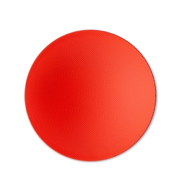 Миска с рельефной поверхностью 25 см, красная Double Alessi