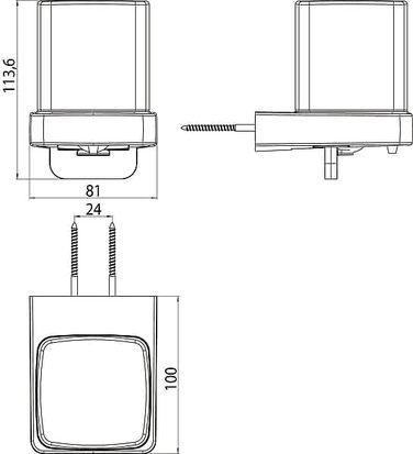 Дозатор мыла настенный Emco Trend