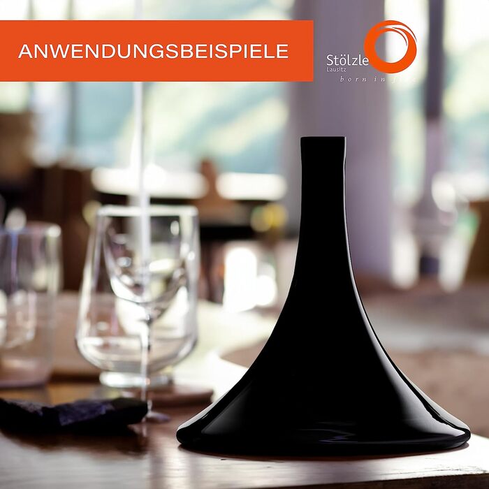 Декантер для красного вина 750 мл, черный Lausitz Stölzle