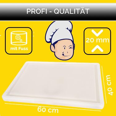 Разделочная доска 60 x 40 x 2 см Gastronette