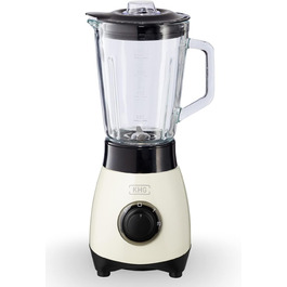 KHG Мини-блендер 33,5 х 14,5 см 250 Вт стекло/сталь Cream KHG