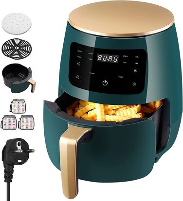 Фритюрница HOMGEN XL HG631eu / 4.5 л / 8 в 1 / 1400 Вт