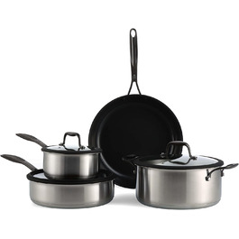 BK Набор кухонной посуды из 4 предметов без PFAS Ceramic Black BK