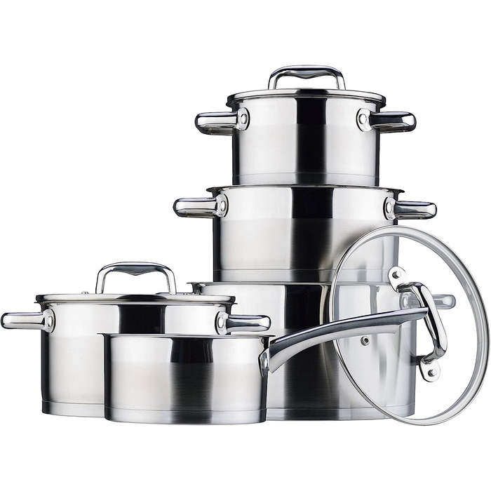 Набор из 5 кастрюль Linnuo