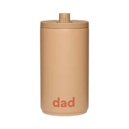 Бутылка для воды "Dad" 0,35 л  Beige Design Letters