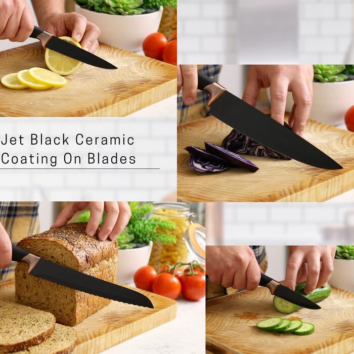 Набор ножей с подставкой 5 предметов Taylor's Eye Witness