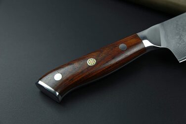 Нож Сантоку из дамасской стали 17,6 см DI SCHNEIDWERK