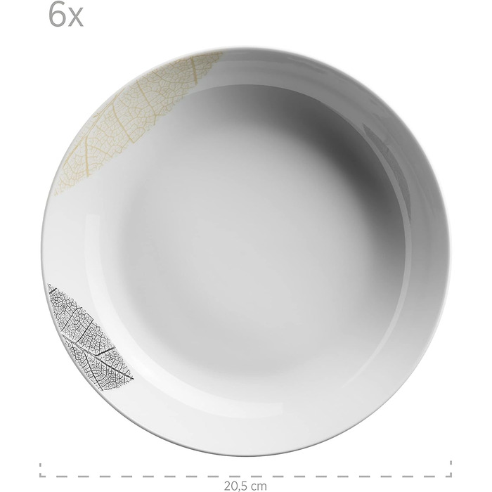 Набор столовой посуды на 6 человек 30 предметов JONA Series MÄSER