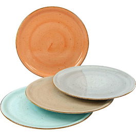 Серия Vintage Nature, набор посуд для пицц 30 см 4 шт. и разноцветне 4 шт. и одиночне, 17728