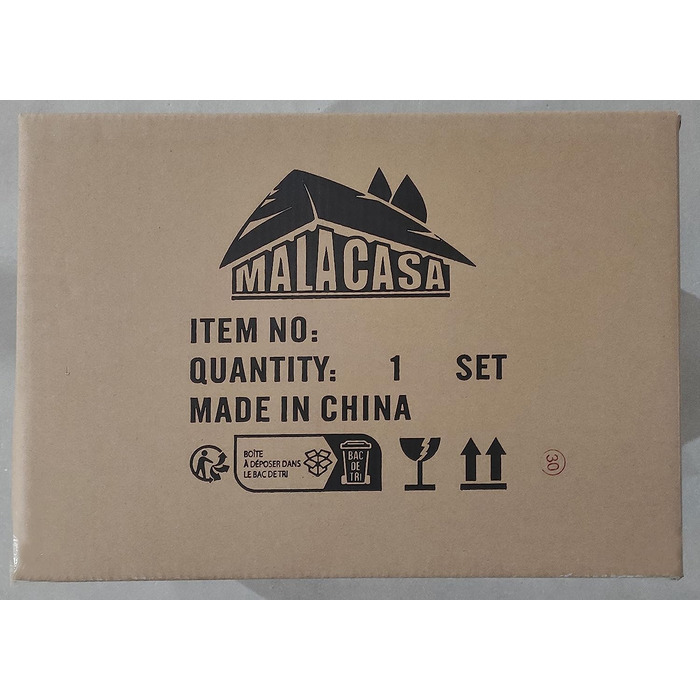 Набор фарфоровой посуды из 24 предметов Elisa Series MALACASA