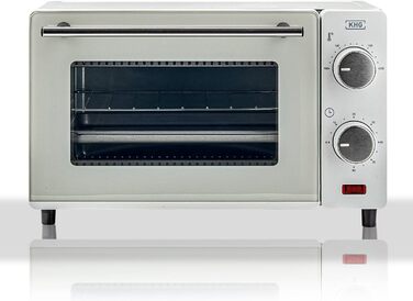 KHG Мини-духовка 36,5 х 27 х 22 см 650 Вт металл/стекло белая KHG