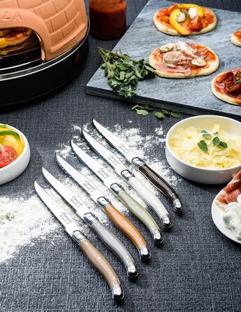 Набор ножей для стейка с подставкой 7 предметов Premium Line Laguiole Style de Vie