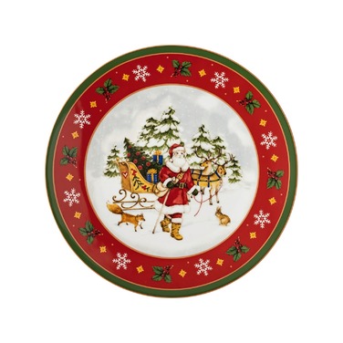 Тарелка на ножке для торта Ø 27,7 см Happy Wintertime Hutschenreuther