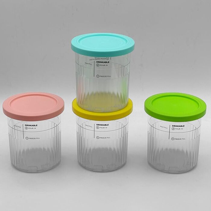 Набор контейнеров для мороженицы 4 предмета Aumua CREAMi Deluxe Ninja