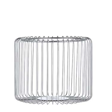 Корзина L 20 х 25 см серебристая матовая Estra Blomus