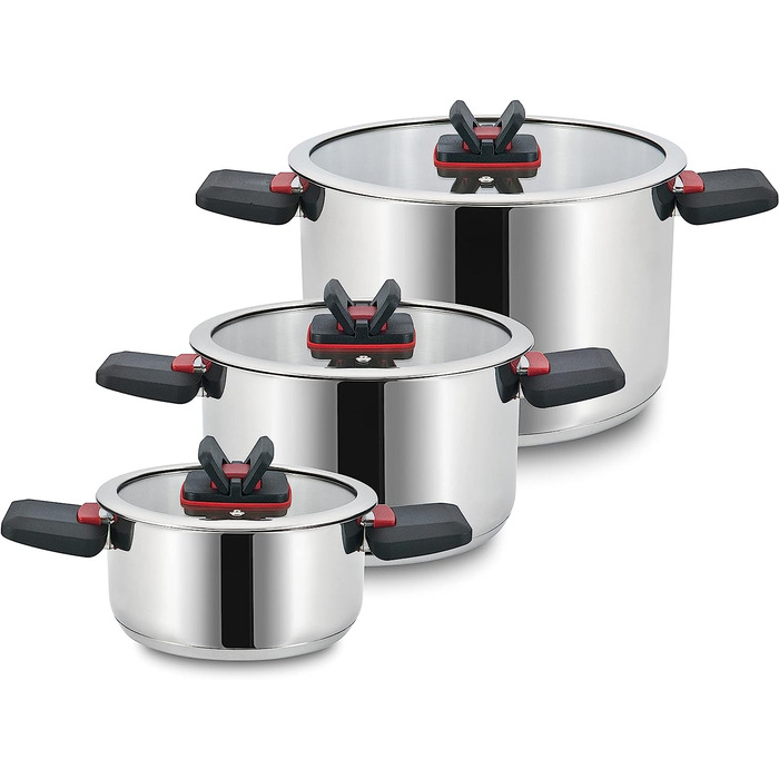 Набор из 3 кастрюль Sma-Line Linnuo