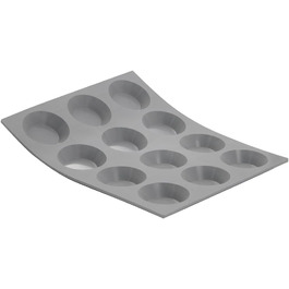 Форма для выпечки тарталеток 21 х 17,5 см Elastomoule De Buyer
