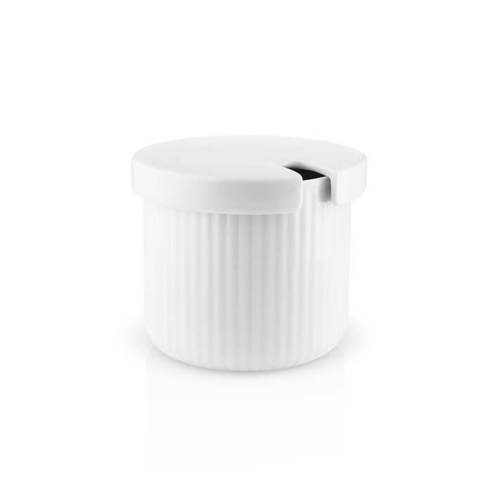 Сахарница с ложкой 8x10x14,1 см белая Legio Nova Eva Solo