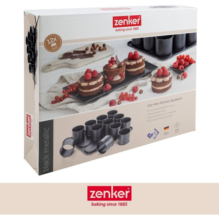 Набор форм для выпечки краффина на 12 порций Zenker
