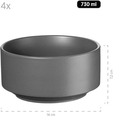 Набор чаш 4 предмета Vada MÄSER