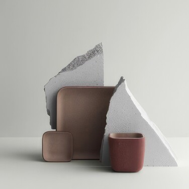 Органайзер для канцелярии/украшений 10 х 10 см Rustic Brown/Tan Herba Blomus