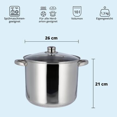 Кастрюля 26 см XXL KHG