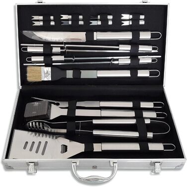 Набор аксессуаров для барбекю 18 предметов Silver Bull & Bear