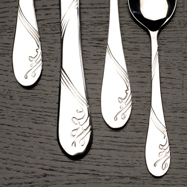 Набор столовых приборов 24 предмета металлик CooknCo Sphere Berghoff