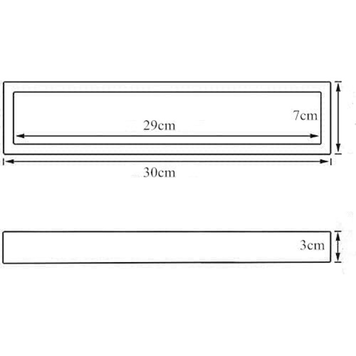 Полотенцедержатель 30 см, черный Celbon