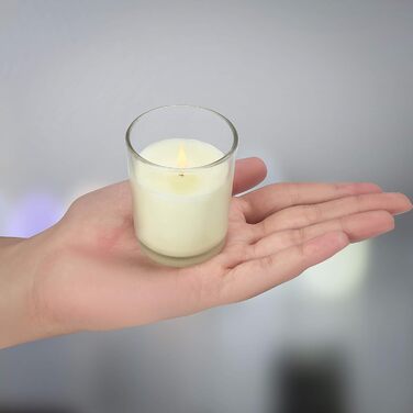 Набор из 24 свечей в бокалах, без запаха Belle Vous