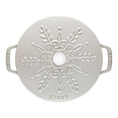 Жаровня 24 см Snowflake White Truffle Staub