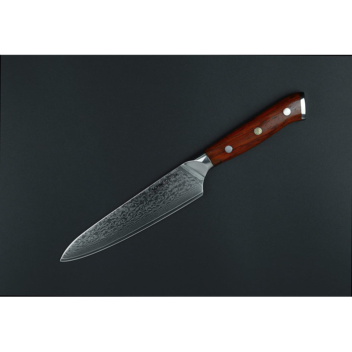 Поварской нож из дамасской стали 13 см SCHNEIDWERK