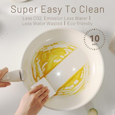 Набор кухонной посуды 17 предметов White CAROTE