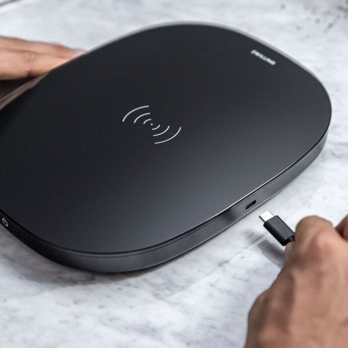 Весы кухонные цифровые с беспроводной зарядкой 24,5 х 18,8 х 2 см Black Enfinigy Zwilling