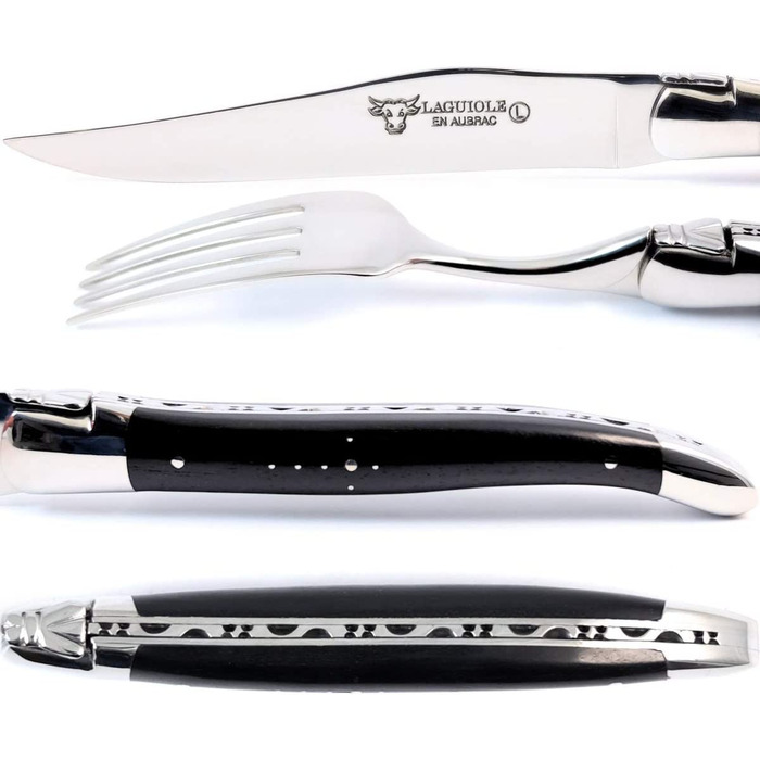 Набор столовых приборов для стейка премиум-класса 4 предмета LAGUIOLE