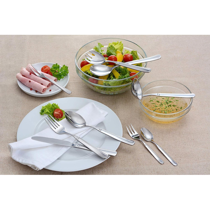 Набор столовых приборов на 12 человек, 68 предметов, нержавеющая сталь Leipzig 045.468 GRÄWE